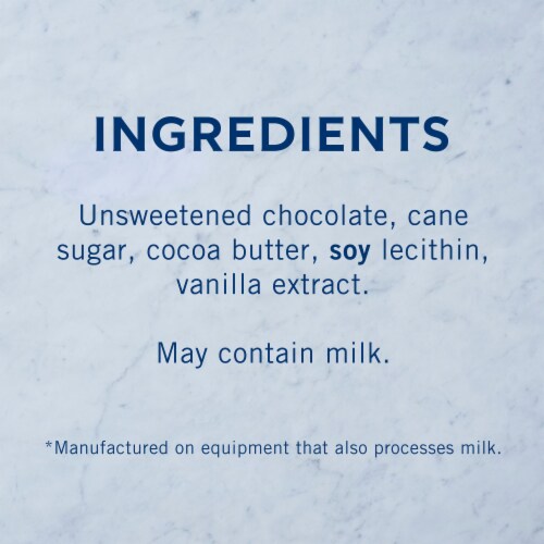 Ghirardelli® Non-Dairy Dark Chocolate Premium Baking Chips Perspective: back
