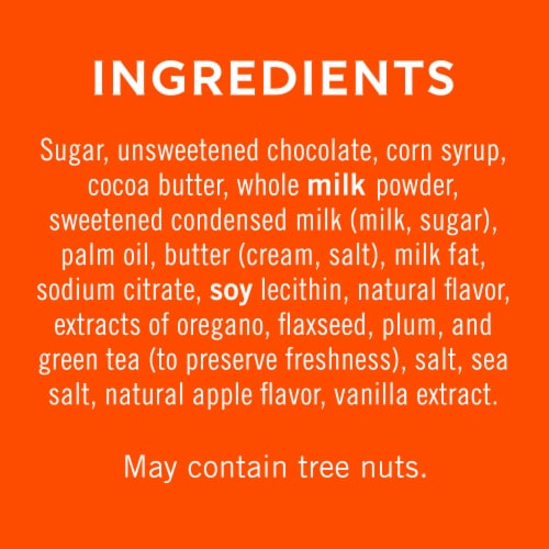 Ghiradelli® Premium Fall Assortment Chocolate Squares Halloween Candy Perspective: back