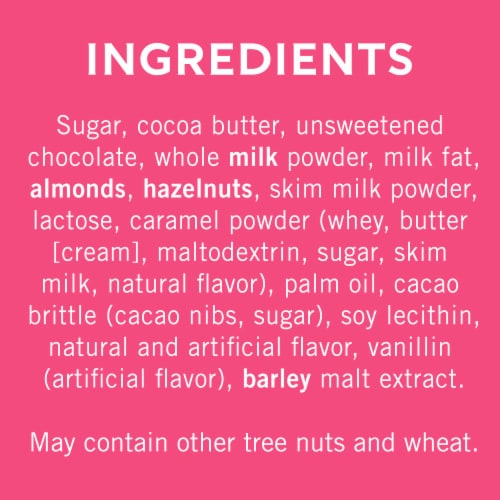 Ghirardelli® Signature Collection Chocolates Valentine Candy Heart Perspective: back