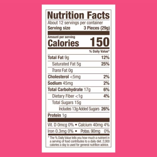 Ghirardelli® Chocolate Hearts Assortment Valentine's Candy Perspective: back