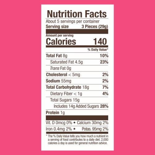 Ghirardelli® Hearts Chocolate Caramel Collection Valentine Candy Perspective: back