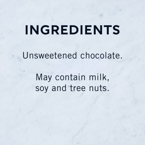 Ghirardelli Premium 100% Cacao Unsweetened Baking Chocolate Bar Perspective: back