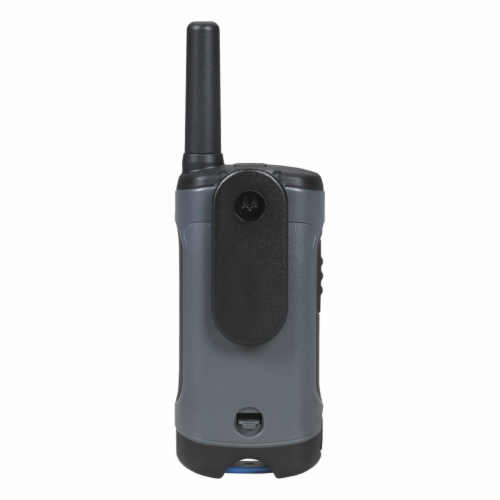 Motorola Rechargeable Talkabout T200 Radios - Gray/Black Perspective: back