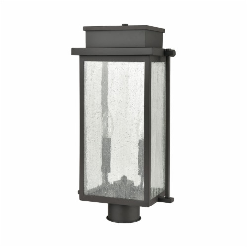 Braddock 19'' High 2-Light Outdoor Post Light - Architectural Bronze Perspective: back