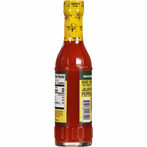 Trappey's Bull Louisiana Hot Sauce Perspective: back