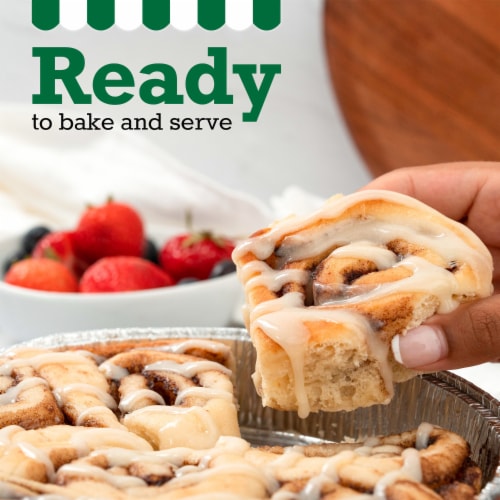 Sister Schubert's Cinnamon Rolls with Cream Cheese Icing Perspective: back