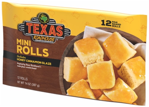 Texas Roadhouse Mini Rolls with Honey Cinnamon Glaze Perspective: back