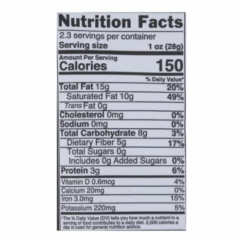 EatingEvolved Midnight Coconut Chocolate Bar Perspective: back