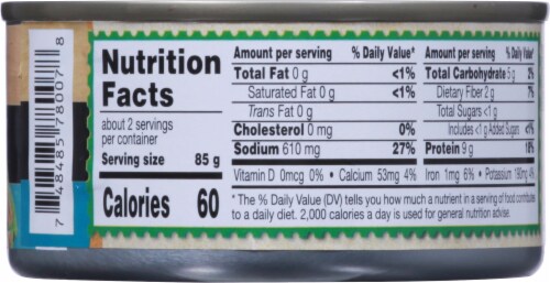 CPG unMeat Fish Free Canned Tuna Style Flakes Perspective: back