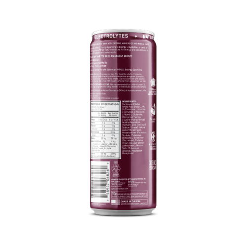 ON® Amin.O. Energy™ Berry Burst Sparkling Sports Drink Perspective: back