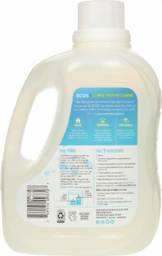 Ecos® Lavender Liquid Laundry Detergent Perspective: back