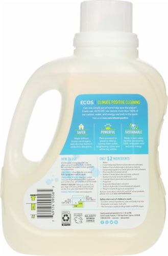 Ecos® Plant Powered with Enzymes Magnolia & Lily Liquid Laundry Detergent Perspective: back