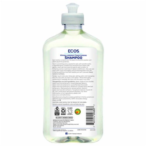 ECOS™ For Pets Fragrance Free Conditioning Shampoo Perspective: back
