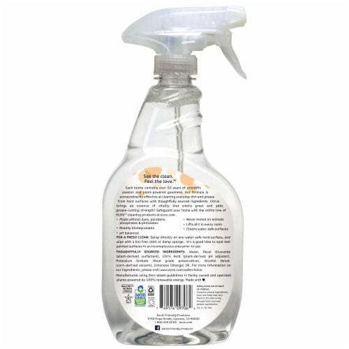 ECOS® Plant Powered Orange Plus® All-Purpose Cleaner Perspective: back
