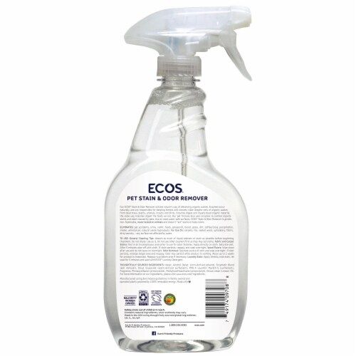Ecos For Pets! Stain & Odor Remover Perspective: back