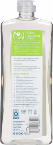 ECOS® Pear Plant Powered Dish Soap Perspective: back