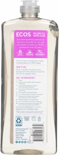 ECOS® Lavender Hypoallergenic Dish Soap Perspective: back