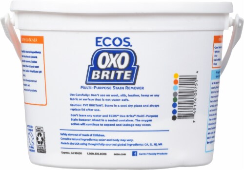 ECOS Oxo Brite Free & Clear Multi Purpose Stain Remover Perspective: back