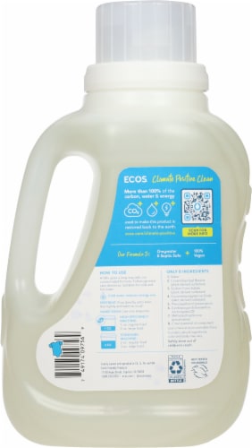 ECOS 2x Lemongrass Liquid Laundry Detergent Perspective: back