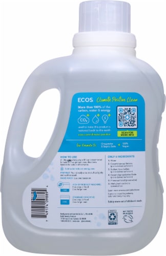 ECOS® Unscented Liquid Laundry Detergent Perspective: back
