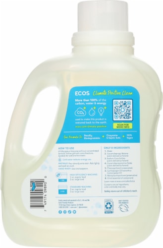 ECOS® Lemongrass Liquid Laundry Detergent Perspective: back