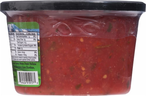 Penny's Salsa Medium Spice Restaurant Style Salsa Perspective: back