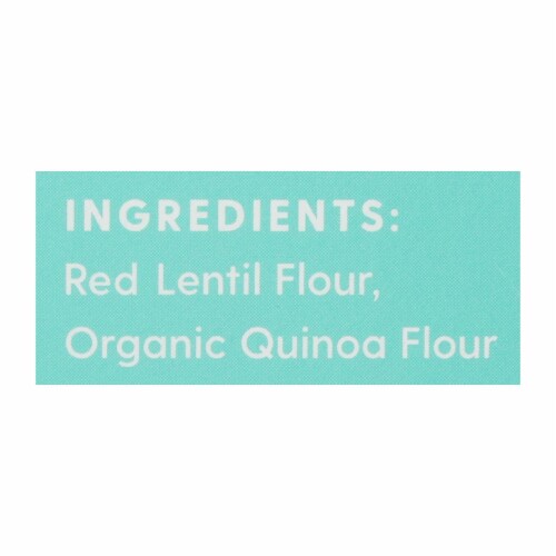 Supergrain - Red Lentil and Quinoa Rotelle - Gluten Free - 8 oz - case of 6 Perspective: back