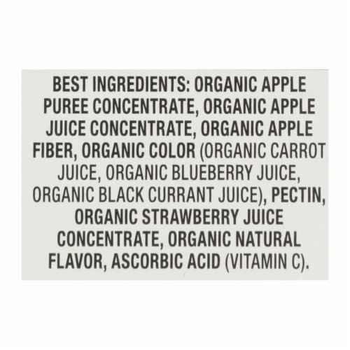 Annie's Homegrown - Peel-A-Part Fruit Snacks Strawberry Peel - Case of 8 - 3.3 oz. Perspective: back