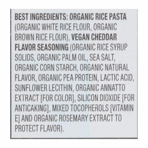 Annie's™ Gluten Free Vegan Elbows and Creamy Sauce Rice Pasta Dinner - Case of 12 - 6 oz. Perspective: back