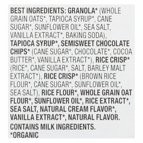 Annie's - Homegrown Organic Chewy Granola Bars Chocolate Chip - Case of 12 - 5.34 oz. Perspective: back