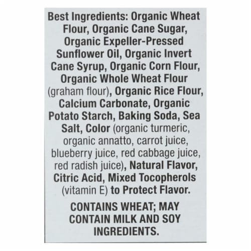 Annie's Organic Birthday Cake Bunny Grahams - Case of 12 - 7.5 oz. Perspective: back
