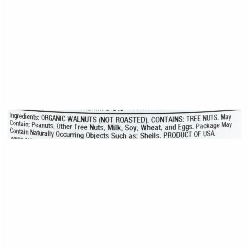 Aurora Natural Products - Organic Raw Walnuts - Case Of 12 - 7 Oz. Perspective: back