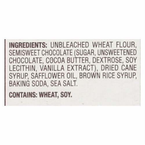 Back To Nature Chocolate Chunk Cookies - Case of 6 - 9.5 oz. Perspective: back