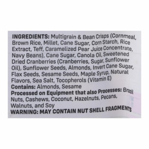 Bakery On Main On Main Nutty Cranberry Granola - Case of 6 - 12 oz. Perspective: back