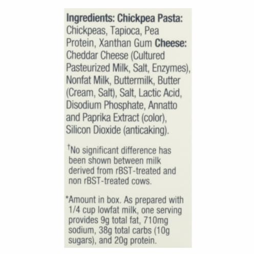 Banza - Chickpea Pasta Mac and Cheese - Classic Cheddar - Case of 6 - 5.5 oz. Perspective: back