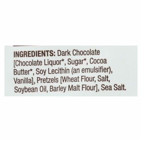 Bark Thins Dark Chocolate Pretzel Sea Salt Perspective: back