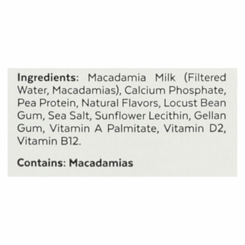 Milkadamia Milk - Unsweetened - Case of 6 - 32 Fl oz. Perspective: back