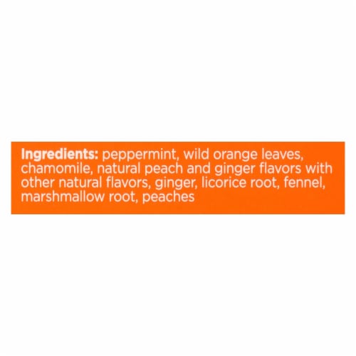 Bigelow Tea Tea - Ginger Peach Stedy Stomach - Case of 6 - 18 BAG Perspective: back