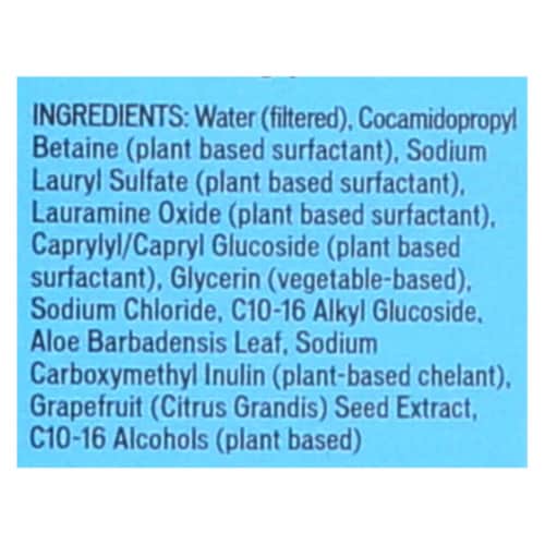 Biokleen Dish Liquid - Natural - Free and Clear - 25 oz - Case of 6 Perspective: back