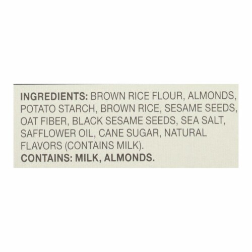 Blue Diamond - Artesion Nut Thins - Sesame Seed - Case of 12 - 4.25 oz. Perspective: back