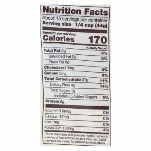 Bob's Red Mill - Organic Steel Cut Oats - Gluten Free - Case of 4-24 oz. Perspective: back