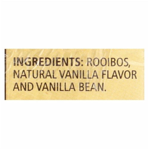 Celestial Seasonings Red Tea Caffeine Free Madagascar Vanilla - 20 Tea Bags - Case of 6 Perspective: back
