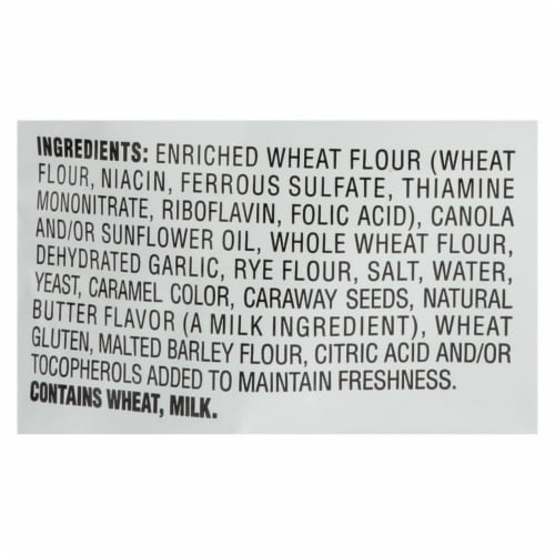 Chatham Village Traditional Cut Croutons - Caesar - Case of 12 - 5 oz. Perspective: back