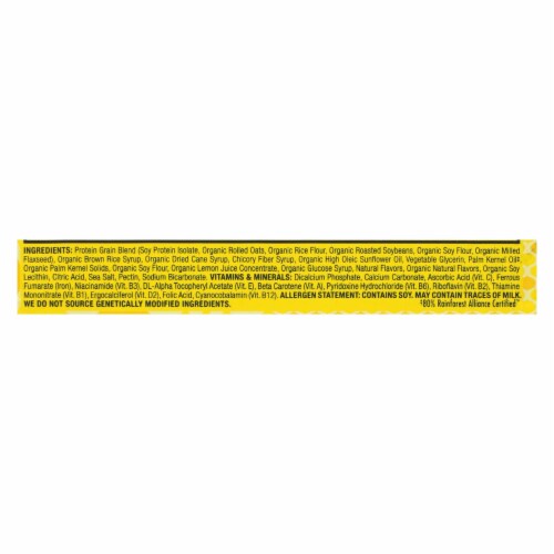 Clif Bar Luna Bar - Organic Lemon Zest - Case of 15 - 1.69 oz. Perspective: back
