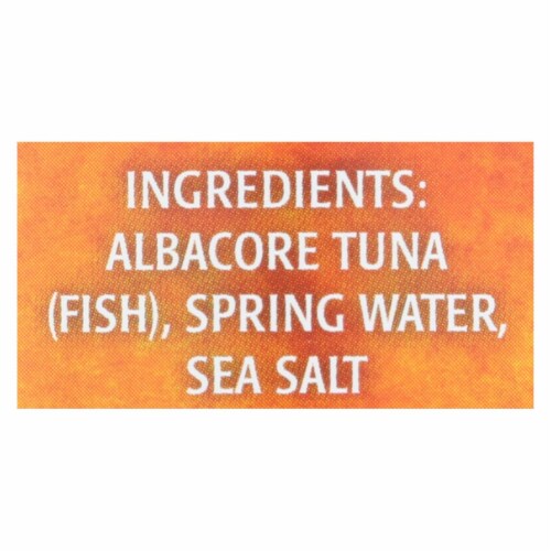Crown Prince Albacore Tuna In Spring Water - Solid White - Case of 12 - 12 oz. Perspective: back