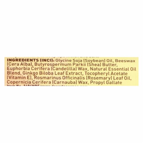 Desert Essence - Lip Rescue with Shea Butter - 0.15 oz - Case of 24 Perspective: back