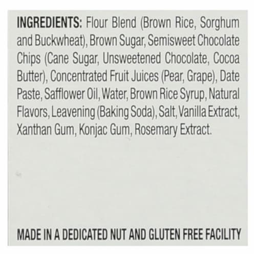 Enjoy Life - Cookie - Soft Baked - Chocolate Chip - Gluten Free - 6 oz - case of 6 Perspective: back