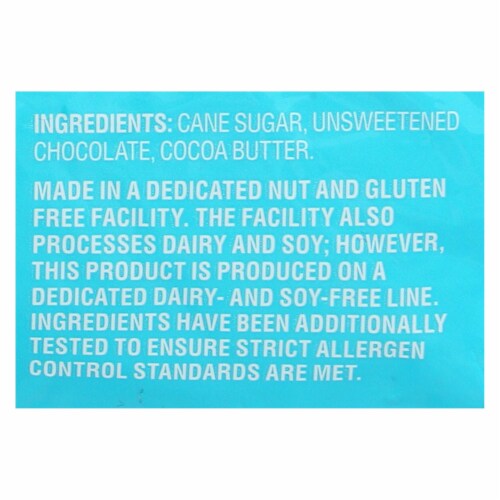 Enjoy Life - Baking Chocolate - Mega Chunks - Semi-Sweet - 10 oz - case of 12 Perspective: back