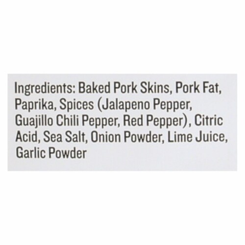 Epic Chili Lime Oven Baked Pork Rinds  - Case of 12 - 2.5 oz. Perspective: back