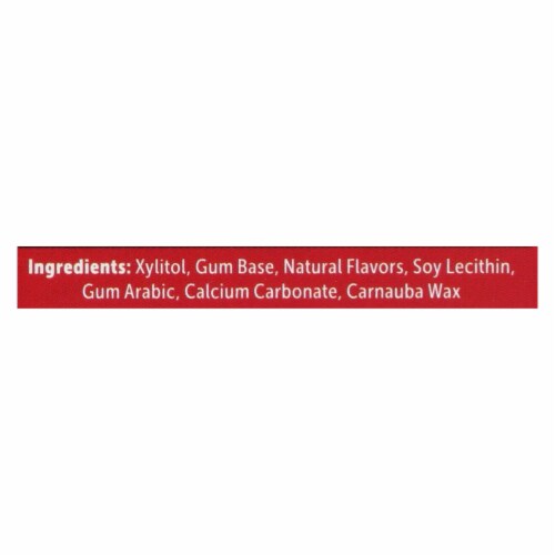 Epic Dental - Xylitol Gum - Cinnamon - Case of 12 - 12 Pack Perspective: back